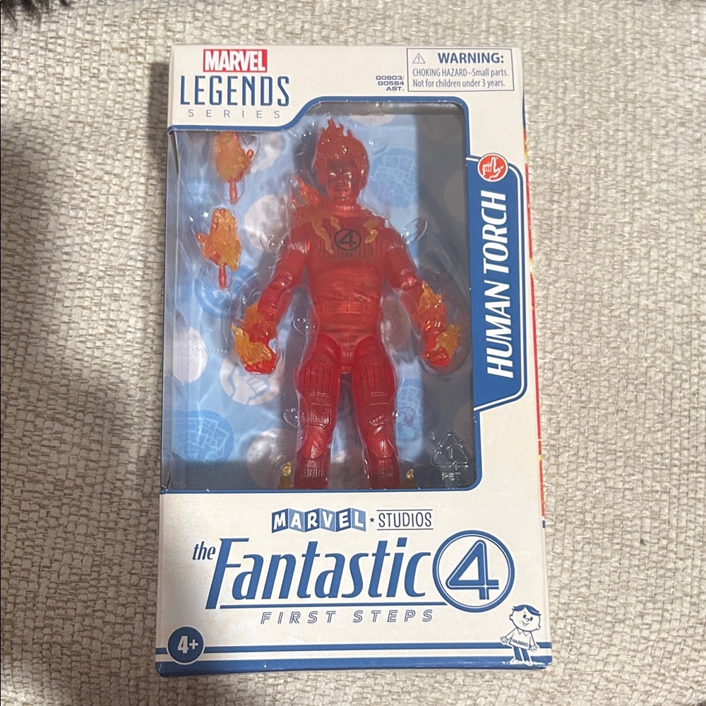 Marvel Legends Series Human Torch Action Figure - Red and Orange NEW/ SEALED